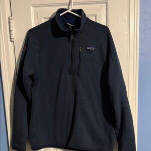Patagonia Dark Blue Quarter-Zip Fleece